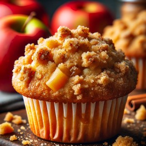 Caramel Apple Muffin w/ Crumble Topping